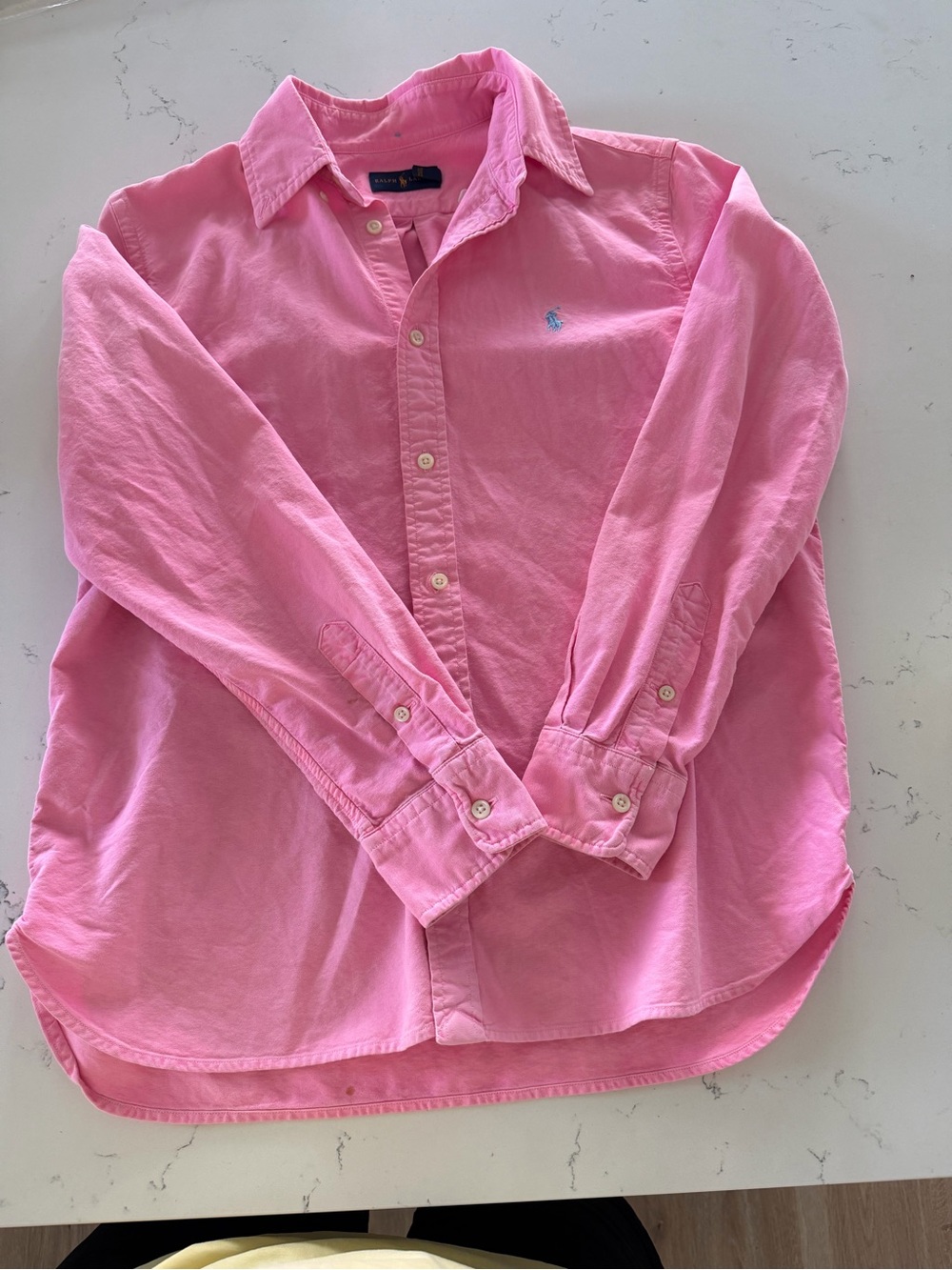 Ralph Lauren men’s ' Pink Button-Down Shirt with Embroidered Pony